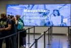 Kampania Europejski Region Przedsiębiorczości to My! na lotnisku Balice