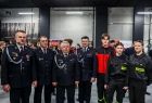 Wspólne pamiątkowe fotografie z uczestnikami uroczystości w Muzeum Pożarnictwa w Alwerni