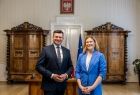 Marszałek Łukasz Smółka i konsul Erin Nickerson