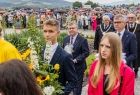 Marszałek Witold Kozłowski podczas uroczystości w Starym Sączu