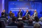zdjęcie z konferencji - pierwszy panel dyskusyjny