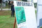 Tablica informacyjna rajdu.