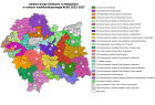 Mapa Lokalnych Grup Działania w województwie małopolskim 