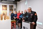 Wystąpienie Marka Bębenka, dyrektora Muzeum Małopolski Zachodniej w Wygiełzowie, wieloletniego strażaka i oficera Państwowej Straży Pożarnej 