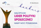 Grafika konkursu - Małopolski Lider Polityki Społecznej