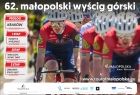 Plakat reklamujący 62. Małopolski Wyścig Górski