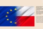 flaga Unii Europejskiej i Polski