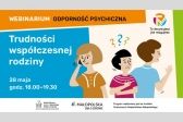 Przejdź do: Trudności współczesnej rodziny. Webinarium dla rodziców i nauczycieli