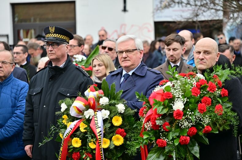 Józef Gawron podczas uroczystości w Tarnowie