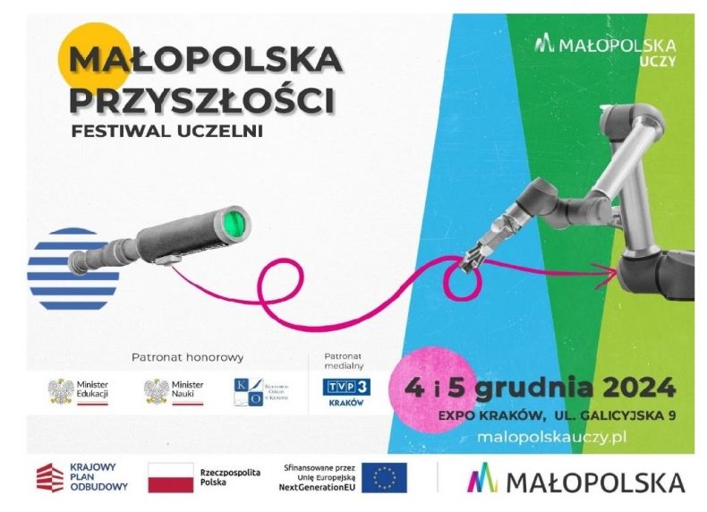 Plakat Festiwal Uczelni.