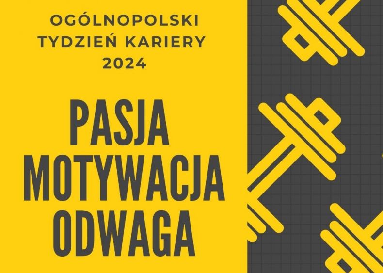 Baner z napisem Pasja, Motywacja, Odwaga.