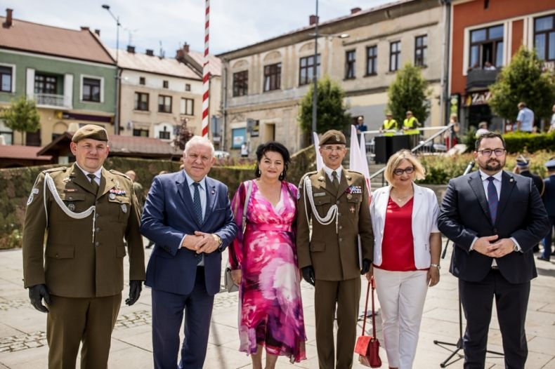 Uroczysta przysięga wojskowa żołnierzy w Gorlicach