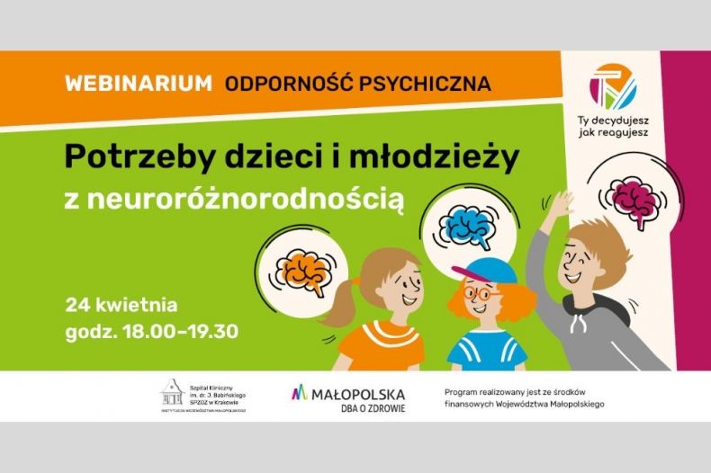 Tematem spotkania będą potrzeby dzieci i młodzieży w spektrum autyzmu i zaburzeń z kręgu ADHD.