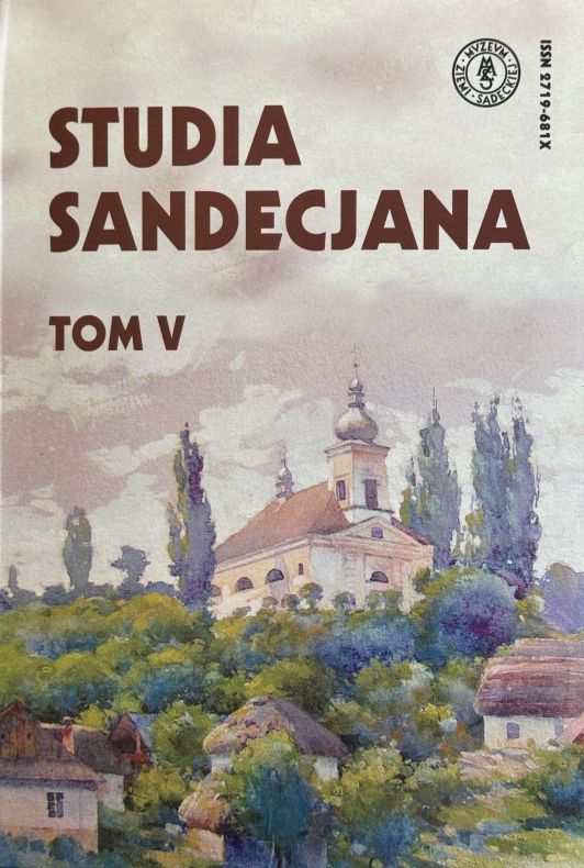 Studia Sandecjana Tom V