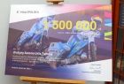 czek na 1 500 tys. zł