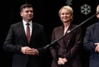 Marszałek Łukasz Smółka oraz Iwona Gibas z Zarządu Województwa Małopolskiego