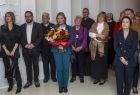 Uczestnicy wydarzenia w Muzeum Dom Rodzinny Ojca Świętego Jana Pawła II w Wadowicach