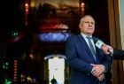 Wicemarszałek Ryszard Pagacz udziela wywiadu.