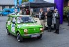 Zielony Fiat 126p.