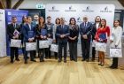 wicemarszałek i laureaci prac magisterskich 