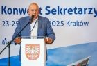 Obrady Konwentu Sekretarzy Województw RP w Krakowie, w Muzeum Lotnictwa Polskiego, który odbył się 24 kwietnia 2025 roku.