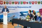 Obrady Konwentu Sekretarzy Województw RP w Krakowie, w Muzeum Lotnictwa Polskiego, który odbył się 24 kwietnia 2025 roku.