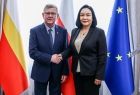 Spotkanie wicemarszałka Witolda Kozłowskiego oraz Oyundari Navaan-Yunden – Ambasador Nadzwyczajną i Pełnomocną Mongolii w Polsce.