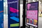 Grafiki promujące wystawę Andy Warhol. Dialog z pop-artem