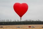 balon w kształcie serca