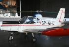 Samolot szkoleniowo-akrobacyjny Zlin-42M - nowy eksponat w gmachu głównym Muzeum Lotnictwa Polskiego w Krakowie