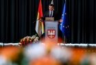 Marszałek Łukasz Smółka przemawia.
