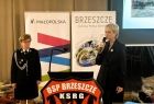 Iwona Gibas z Zarządu Województwa Małopolskiego zwracająca się do uczestników uroczystości w Brzeszczach