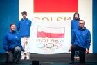 flaga olimpijska w pełnej krasie