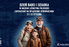Babcia i Dziadek wraz z wnukiem gotowi na zwiedzanie Muzeum Lotnictwa Polskiego w Krakowie