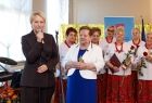 Iwona Gibas z Zarządu Województwa Małopolskiego zwraca się do uczestników wydarzenia