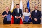 Iwona Gibas, Łukasz Smółka, Anna Hamala i Mateusz Prendota