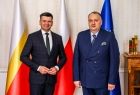 rozmowa marszałka Łukasza Smółki z Józefem Chachaleiszwilim – konsulem generalnym Gruzji w Krakowie