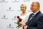 Iwona Gibas z Zarządu Województwa Małopolskiego oraz wojewoda małopolski Krzysztof Jan Klęczar