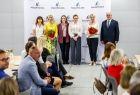 Iwona Gibas z Zarządu Województwa Małopolskiego wraz z dyrektorami instytucji kultury