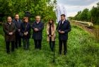 Konferencja prasowa ws. budowy przystanku kolejowego SKA Kraków Prądnik Czerwony