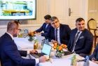 Spotkanie w gabinecie marszałka Łukasza Smółki