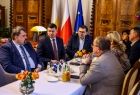 Spotkanie w gabinecie marszałka Łukasza Smółki