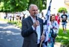 Wystąpienia poprzedzająca start rajdu rowerowego