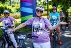 Iwona Gibas z zarządu województwa oraz radna Danuta Kawa na mecie Małopolska Tour