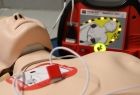 manekin do ćwiczenia pierwszej pomocy z elektrodą do elektrowstrząsów