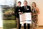 Wicemarszałek Witold Kozłowski z Prezydent Euromontany i Członkinią Komitetu Regionów.