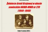 Kraków. Muzeum AK.. Wykład o akowcach więzionych w sowieckim łagrze w Borowiczach