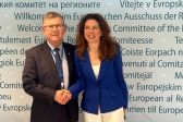 Pierwsze spotkanie Wicemarszałka W. Kozłowskiego z Przewodniczącą Europejskiego Komitetu Regionów