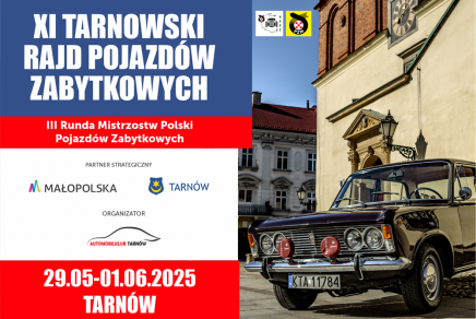 Przejdź do: XI Tarnowski Rajd Pojazdów Zabytkowych
