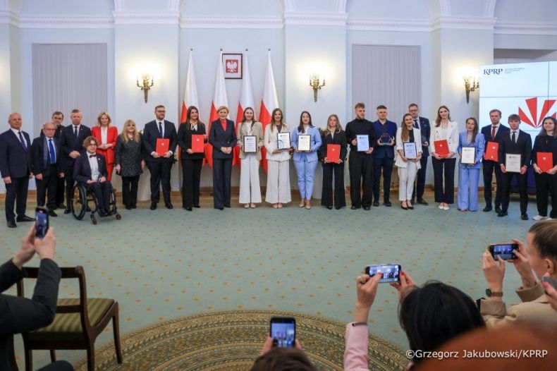 Gala finałowa konkursu "Młody Promotor Polski" w Pałacu Prezydenckim